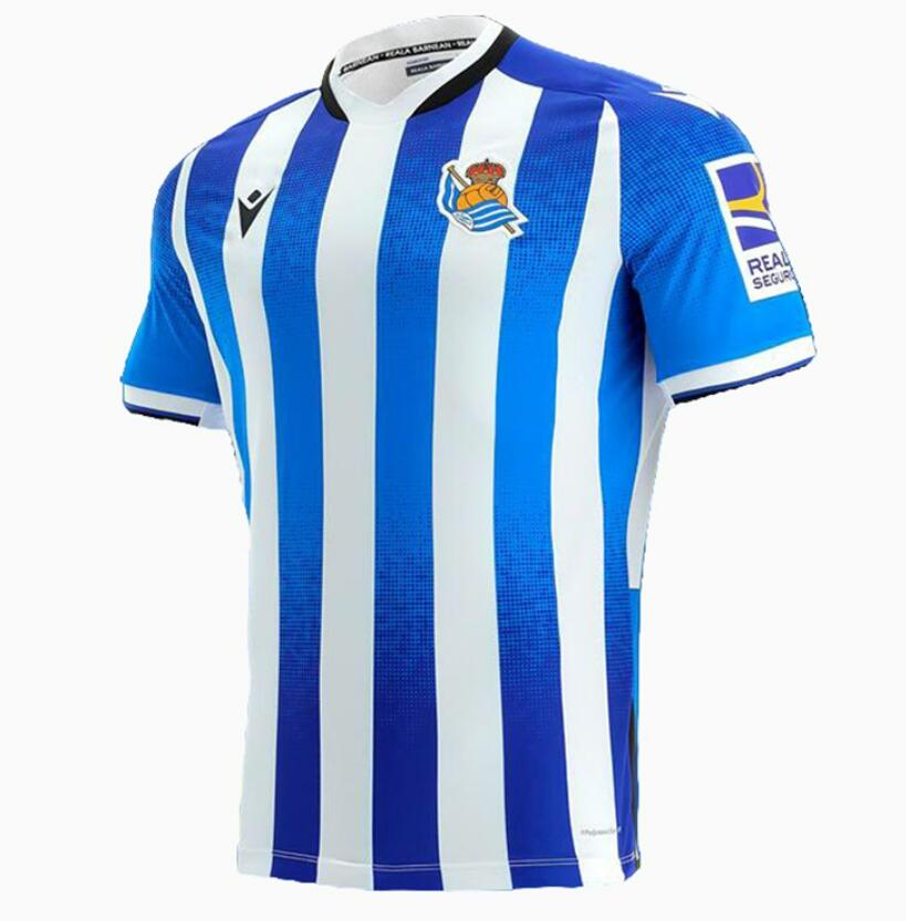 2021/22 Real Sociedad Home Kit Soccer Jersey